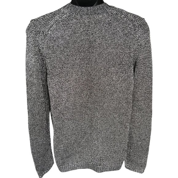 🌸4/$🙌🏻50🌸 Metallic V-Neck Cable Knit Sweater - Picture 2 of 9